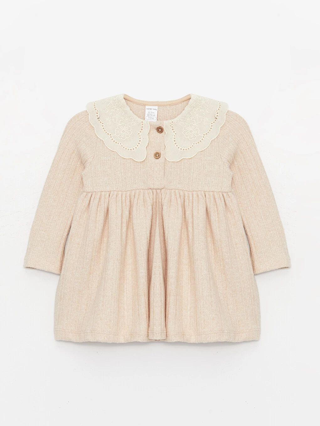 LCW : baby Peter Pan Collar Baby Girls' Dress