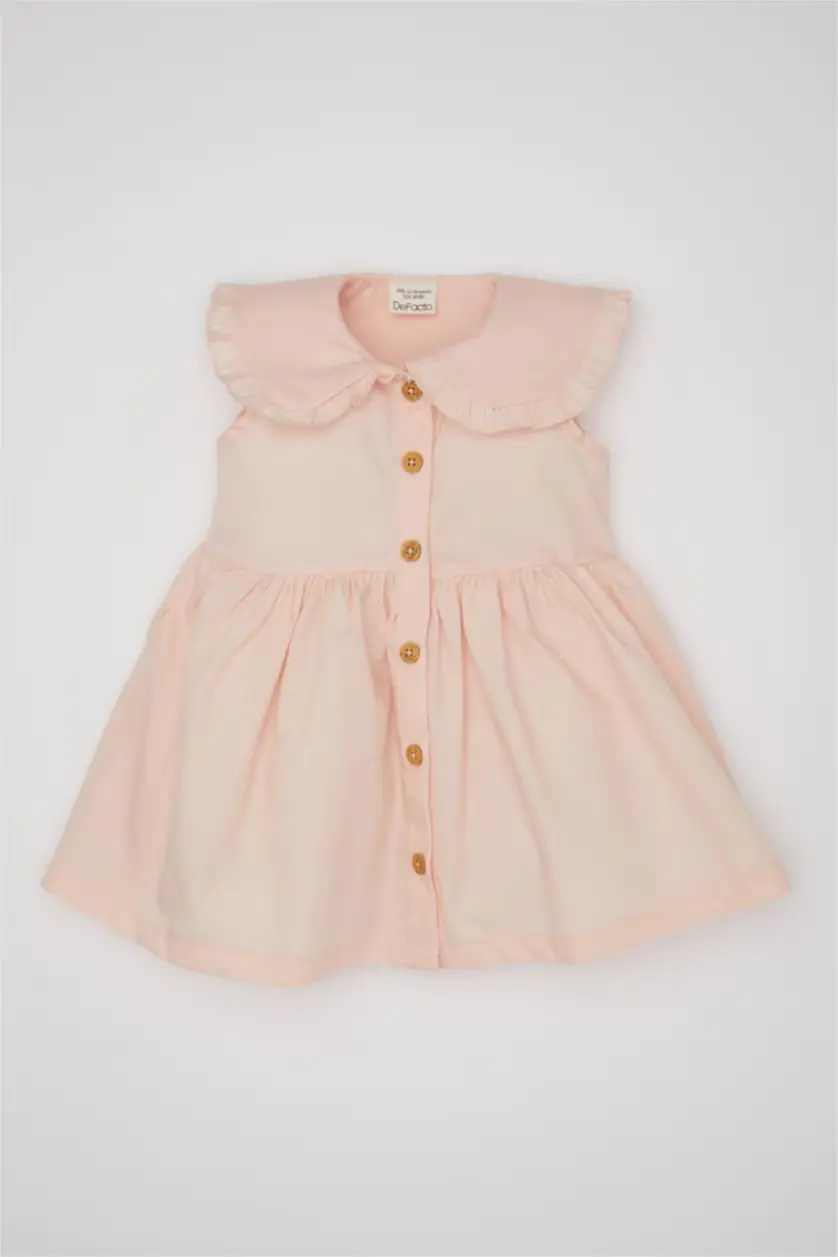 DeFacto : Baby Girl Sleeveless Poplin Dress