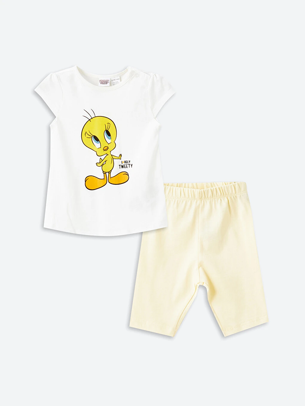 LCW : Kids Tweety Printed Baby Girls' Pyjama Set